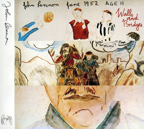 the album cover for John Lennon - Walls & Bridges