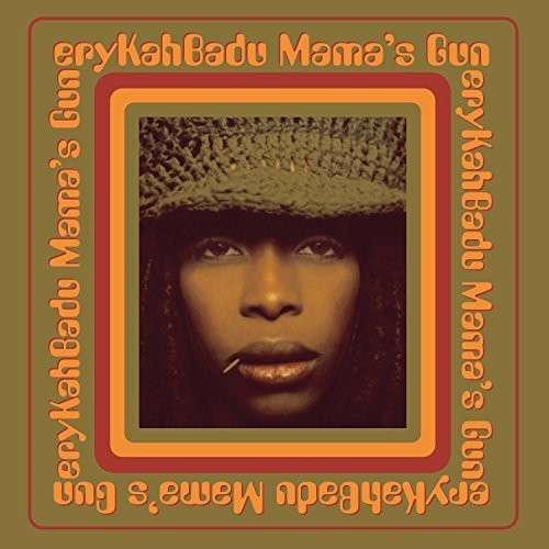 the album cover for Erykah Badu - Mama's Gun