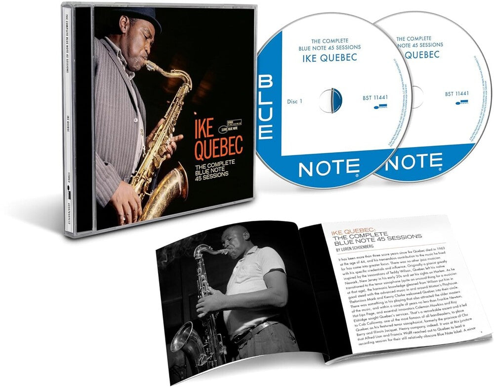 the album cover for Ike Quebec - Complete 45 Sessions (Blue Note Tone Poet Edition)