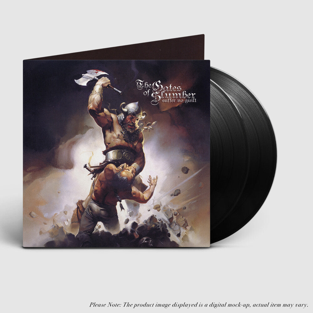 the album cover for Gates Of Slumber - Suffer No Guilt