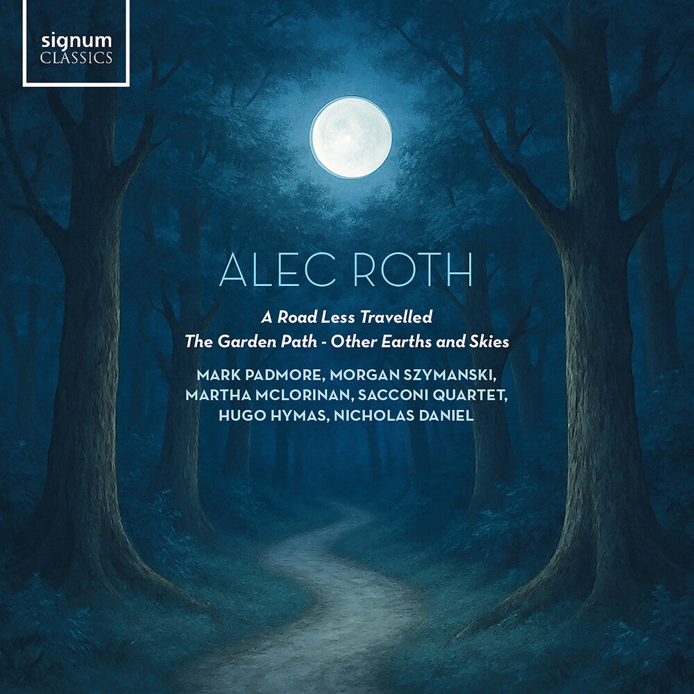 the album cover for Mark Padmore - Alec Roth: Road Less Travelled