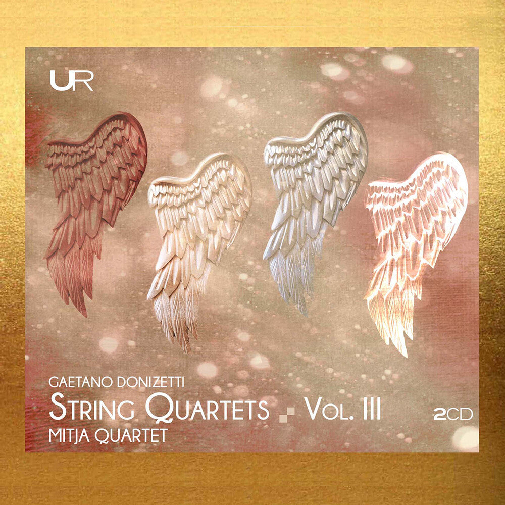 the album cover for Mitja Quartet - Donizetti: Str Quartets Vol. 3
