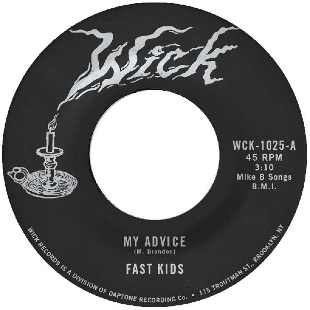 the album cover for Fast Kids - My Advice / Out Of State Plates