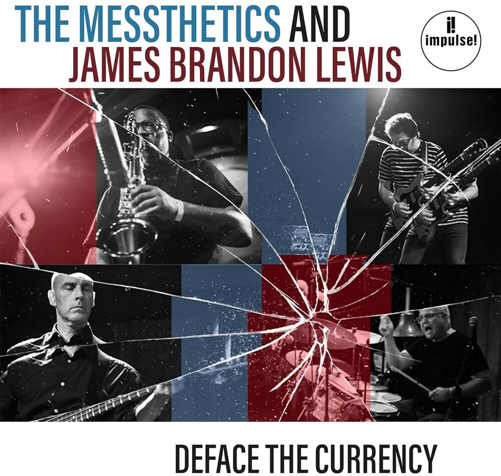 the album cover for Messthetics / James Lewis Brandon - Deface The Currency
