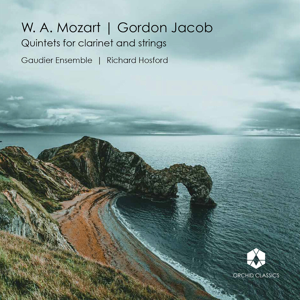 the album cover for Richard Hosford / Gaudier - Quintets For Clarinet & Strings