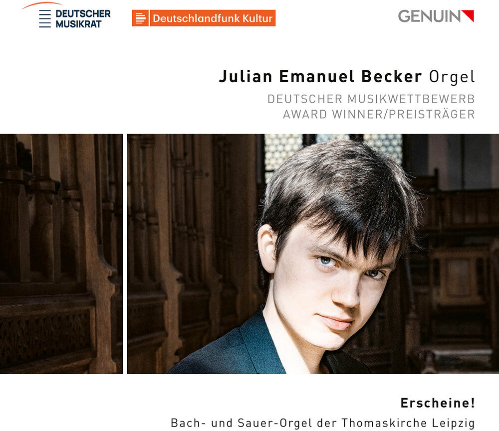 the album cover for Julian Becker Emanuel - Erscheine!