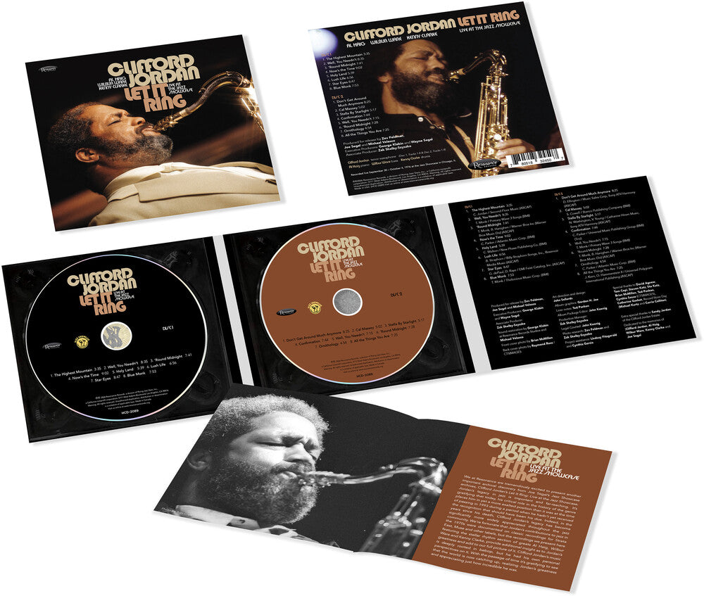 the album cover for Clifford Jordan - Let It Ring: Live At The Jazz Showcase