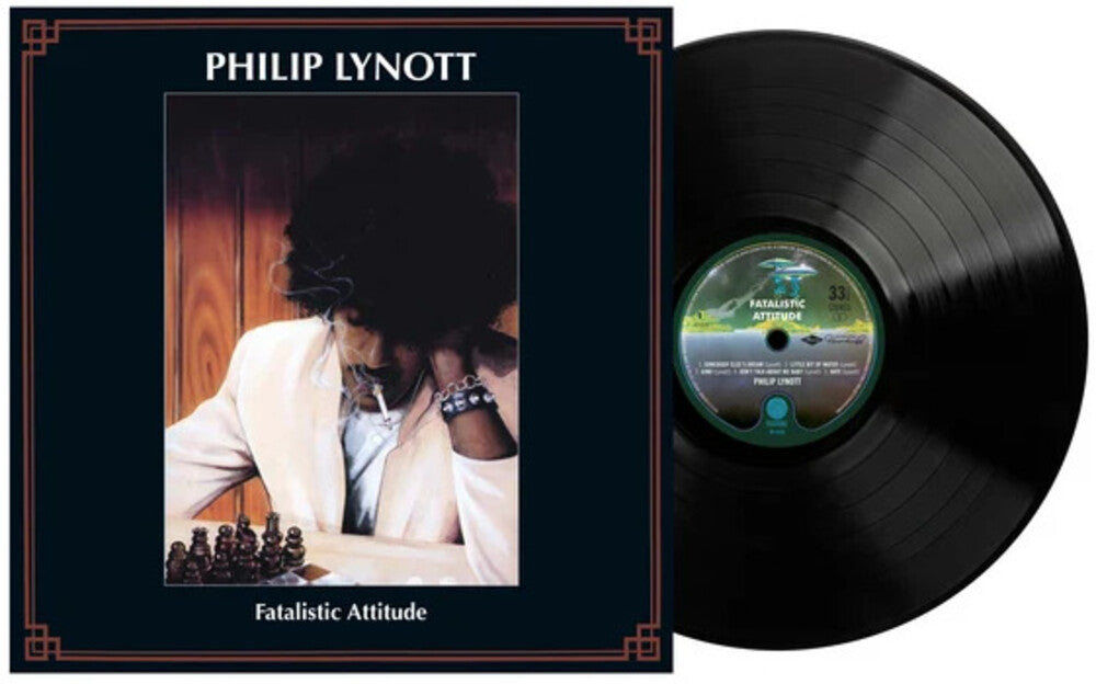 the album cover for Phil Lynott - Fatalistic Attitude