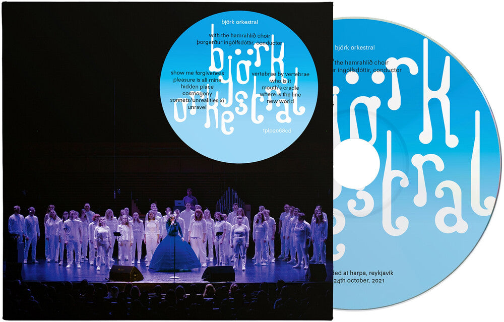 the album cover for Björk - Björk Orkestral with the Hamrahlíð Choir