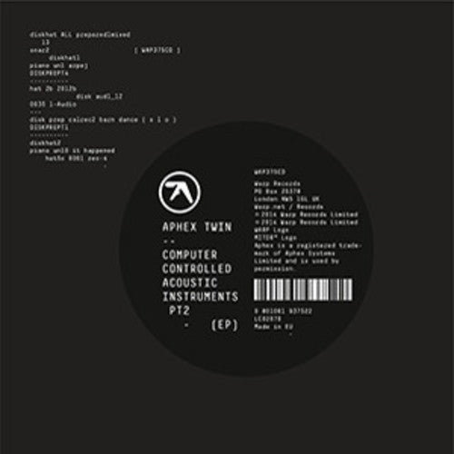 the album cover for Aphex Twin - Computer Controlled Acoustic Instruments Pt 2 [Vinyl EP]