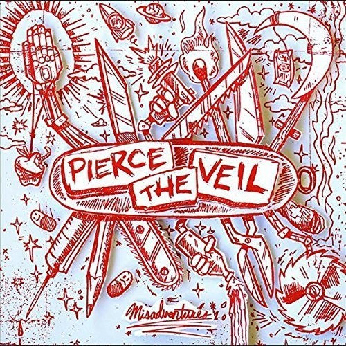 the album cover for Pierce The Veil - Misadventures