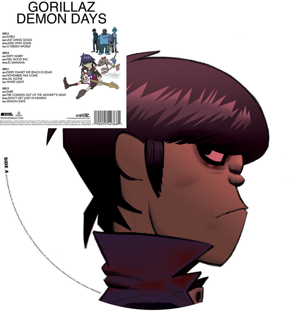 the album cover for Gorillaz - Demon Days