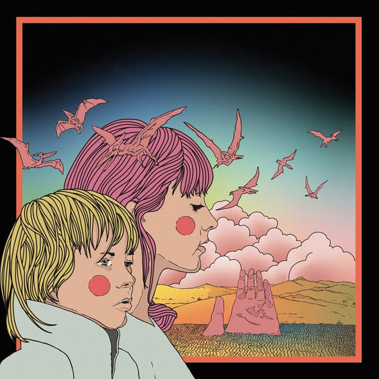 the album cover for Starfucker (STRFKR) - Reptilians: 10-Year Anniversary Edition [Clear Emerald & Clear Pink 2LP]