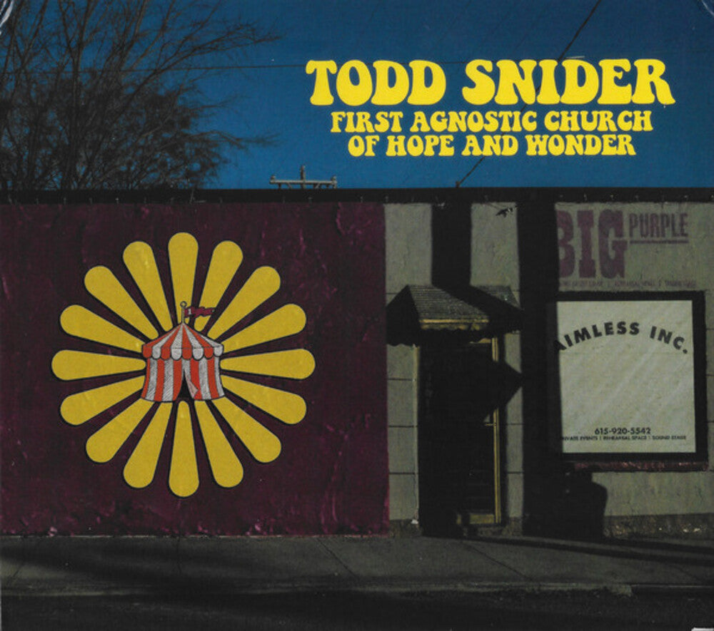 Todd Snider - First Agnostic Church of Hope and Wonder [CD]