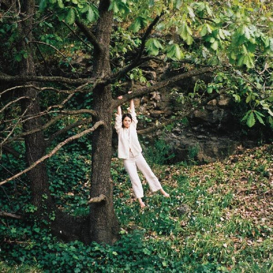 the album cover for Maple Glider - To Enjoy Is The Only Thing [Green & White Marble LP]