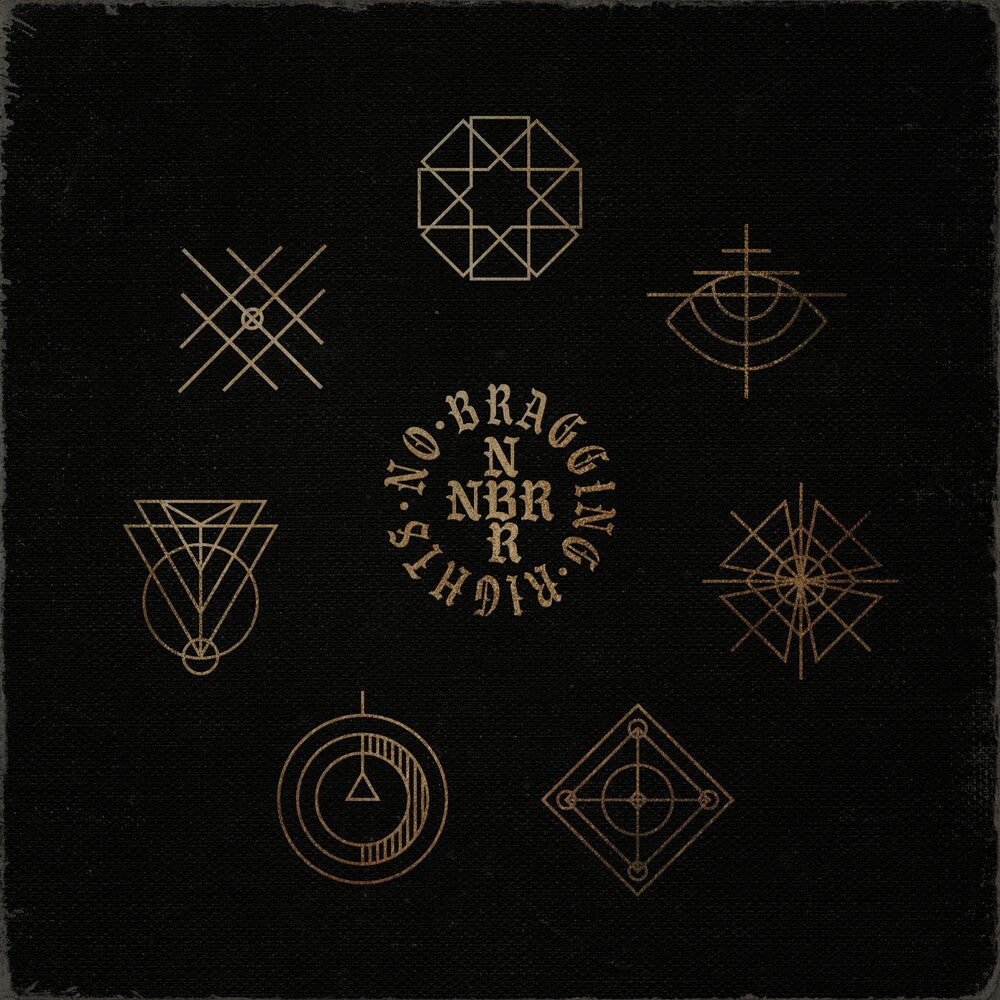 No Bragging Rights - No Bragging Rights [Indie Exclusive Limited Edition Half Gold/Half Clear w/Heavy Black Splatter LP]