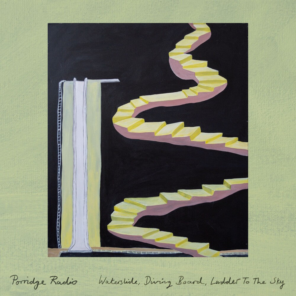 the album cover for Porridge Radio - Waterslide, Diving Board, Ladder To The Sky [Forest Green LP]
