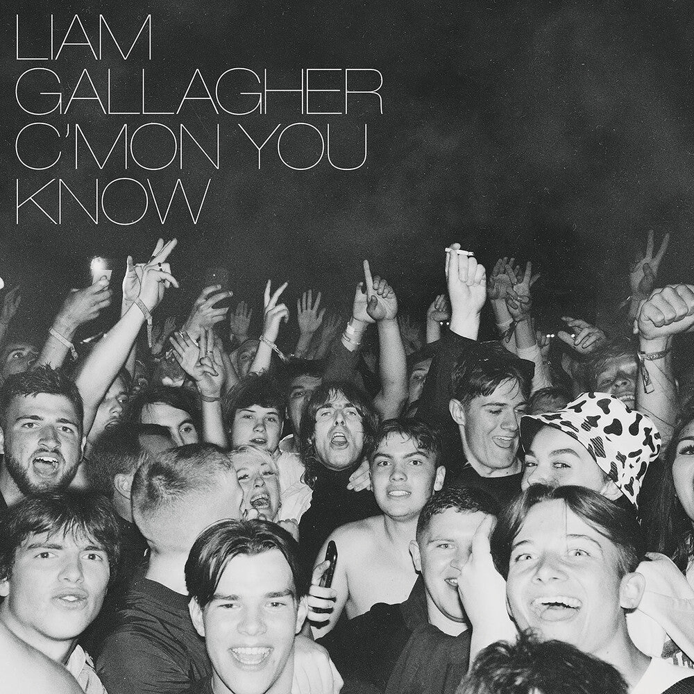 the album cover for Liam Gallagher - C'mon You Know [Indie Exclusive Limited Edition Clear LP]