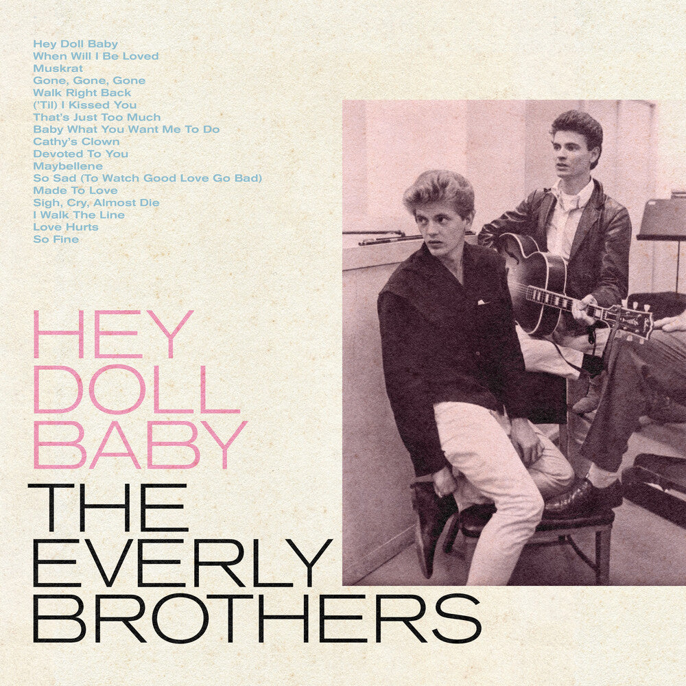 the album cover for The Everly Brothers - Hey Doll Baby