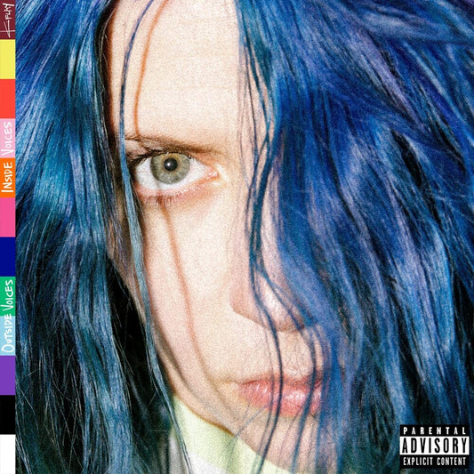 the album cover for K.Flay - Inside Voices / Outside Voices