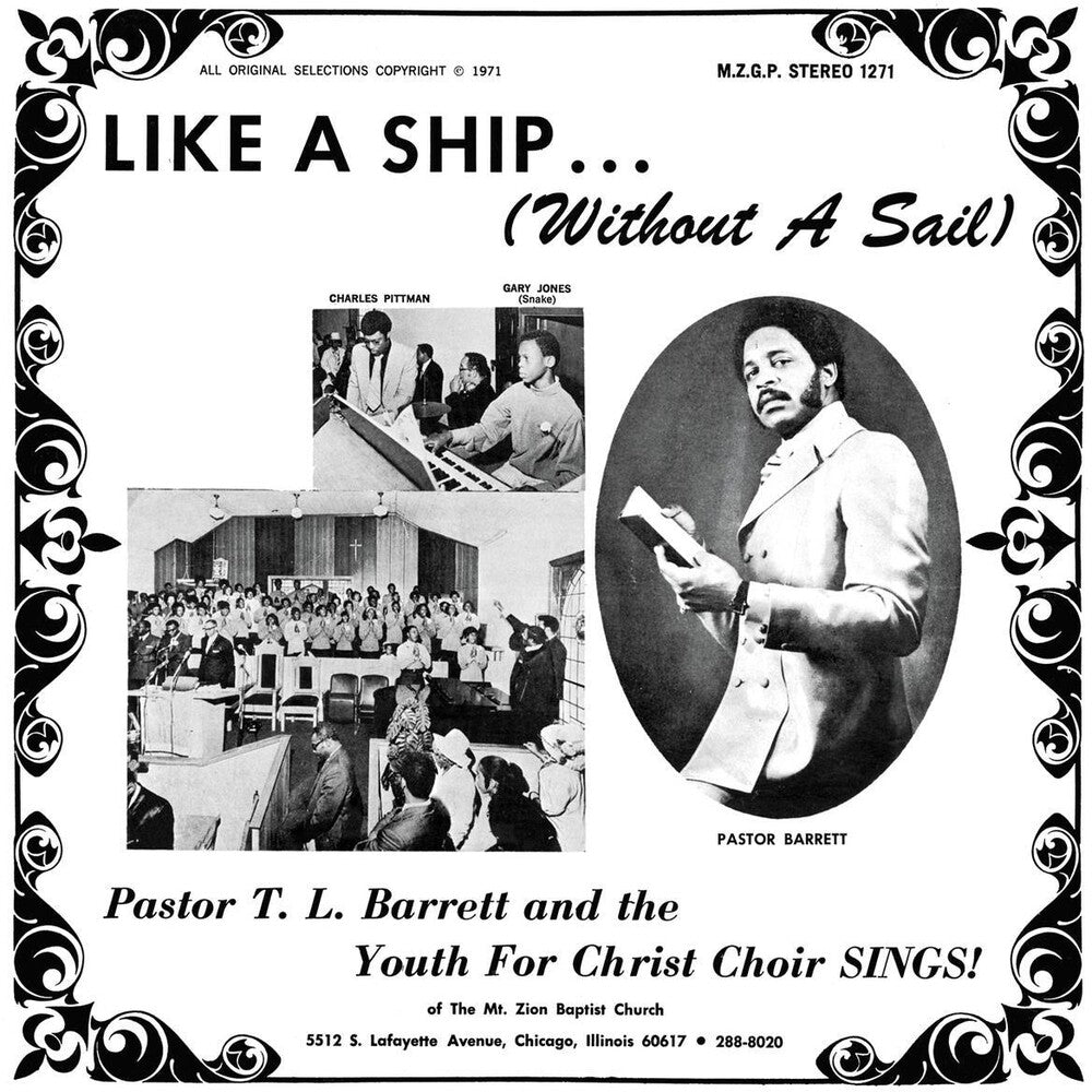 Pastor T.L. Barrett & The Youth For Christ Choir - Like A Ship (Without A Sail) [Colored Vinyl]