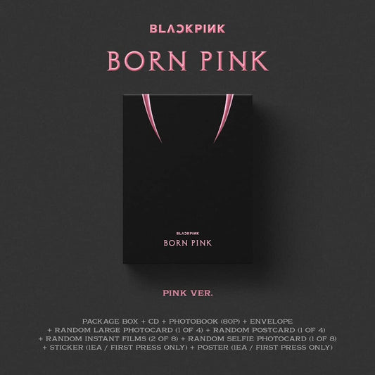 BlackPink - BORN PINK [Standard CD Boxset – Version A / PINK]