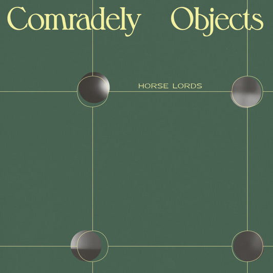 the album cover for Horse Lords - Comradely Objects