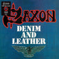 Saxon - Denim And Leather [Indie Exclusive Limited Edition Red & Black Splatter LP]