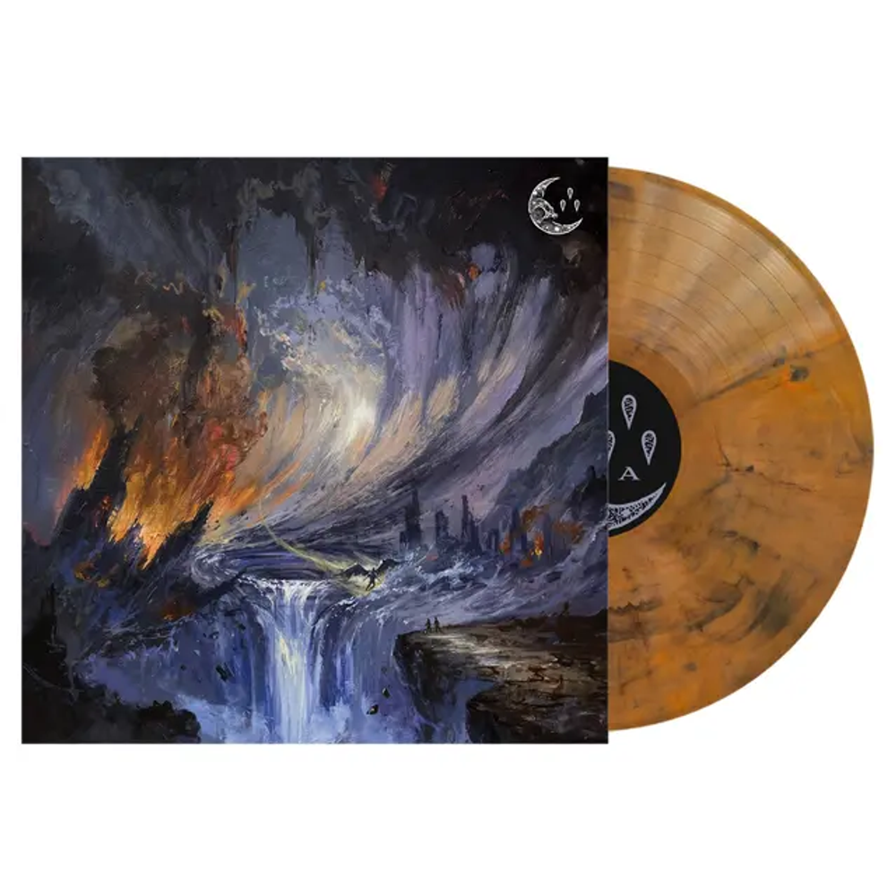 the album cover for Currents - All That Follows (Bonus Tracks) [Orange Black Colored Vinyl]