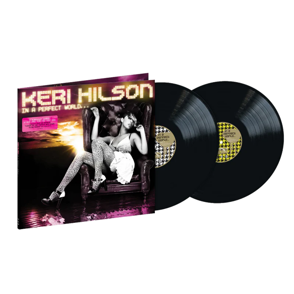 the album cover for Keri Hilson - In A Perfect World...