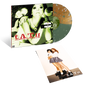 the album cover for T.A.T.U. - 200 Km/H In The Wrong Lane [Green/Gold Nugget Split Splatter]