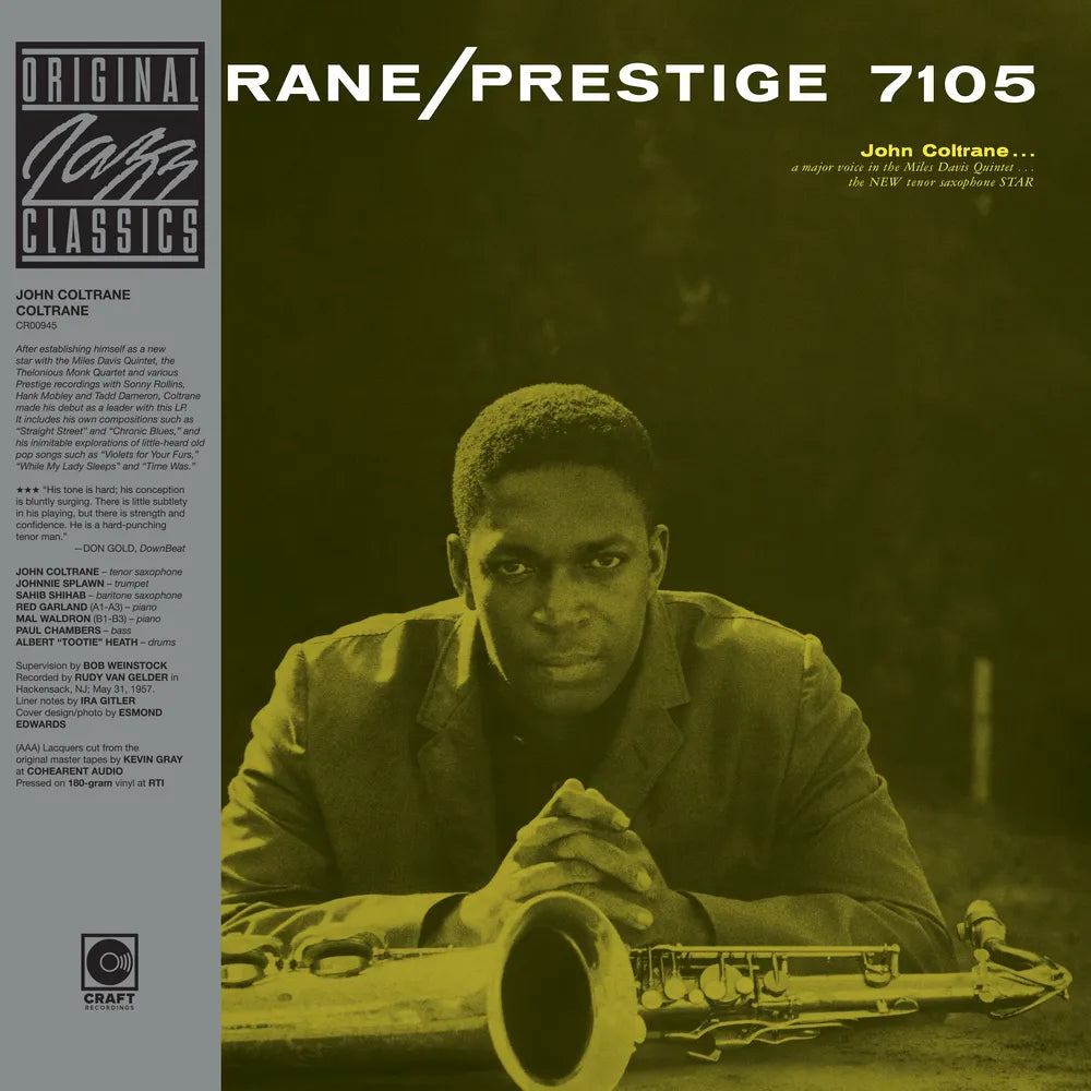 the album cover for John Coltrane - Coltrane - 2026 Original Jazz Classics [180g with tip-on jacket + obi]