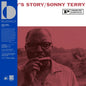 the album cover for Sonny Terry - Sonny's Story - Bluesville Acoustic Sounds Series [180g Black with tip-on jacket]