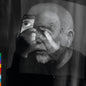 the album cover for Peter Gabriel - o\i [Dark-Side Mix Black]