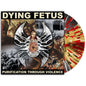 the album cover for Dying Fetus - Purification Through Violence - [Quad Color with Splatter]