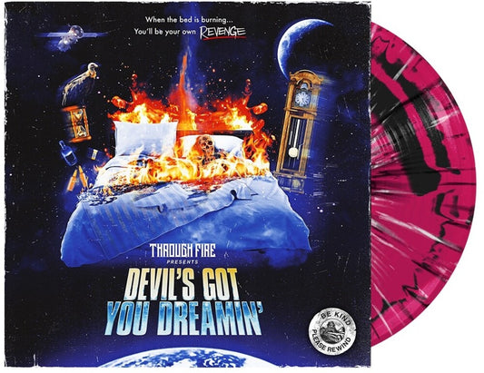 Through Fire - Devil's Got You Dreamin' [Indie Exclusive Limited Edition Neon Magenta/Black & White Splatter LP]