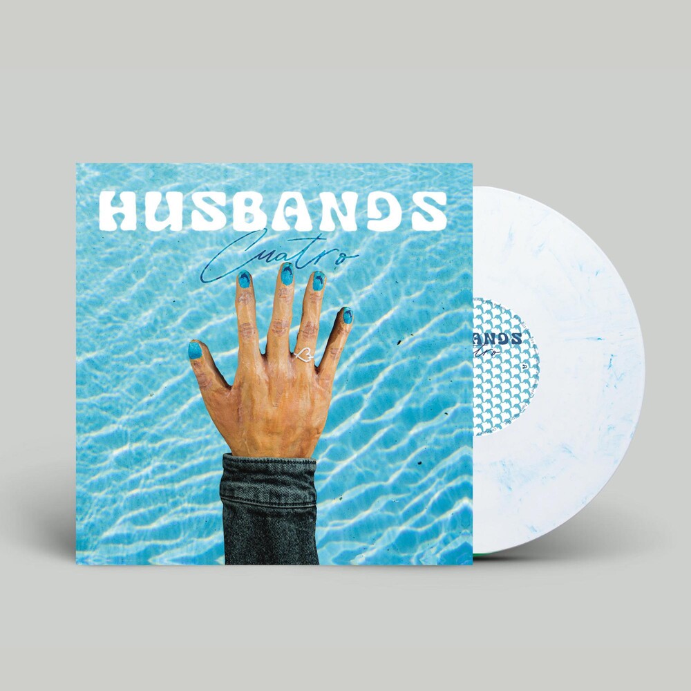 Husbands - Cuatro [Stonewashed Opaque White White with Blue Swirl LP]