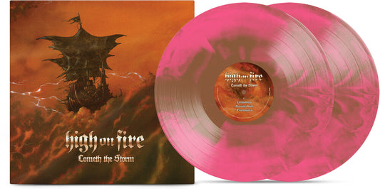 the album cover for High On Fire - Cometh The Storm [Indie Exclusive] (Brwn) [Colored Vinyl] (Gate) [Limited Edition]