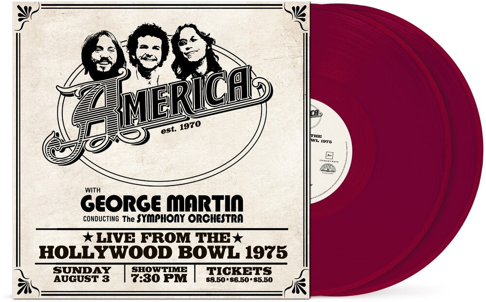 America - Live From The Hollywood Bowl 1975 [Ruby Red 2 LP]