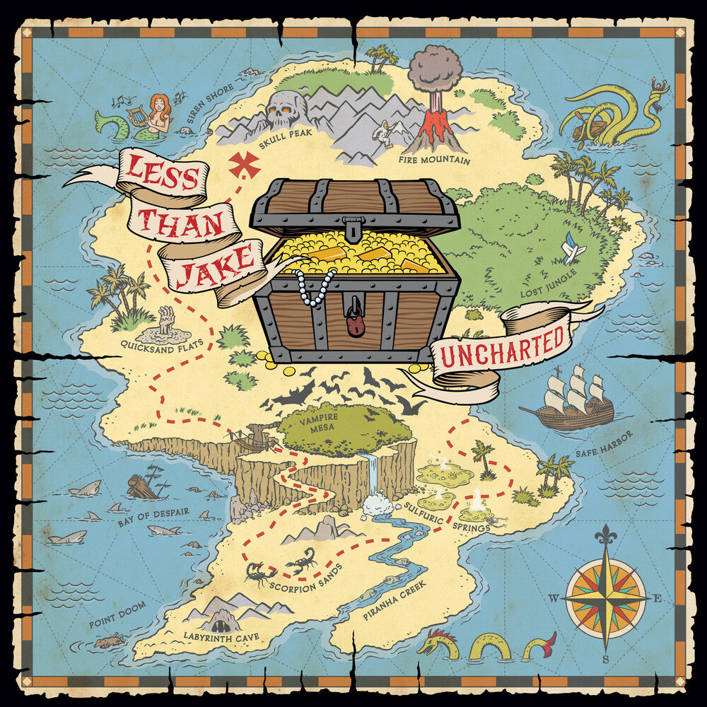 Less Than Jake - Uncharted [LP Sapphire marble]
