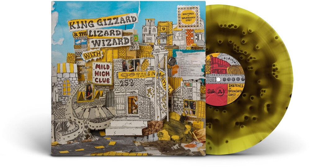 King Gizzard & The Lizard Wizard - Sketches Of Brunswick East (Migraine Edition) -  [cloudy yellow w/black ice LP]