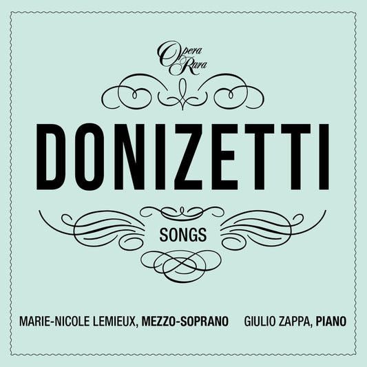 the album cover for Marie Lemieux -Nicole - Donizetti: Songs- Volume Iv