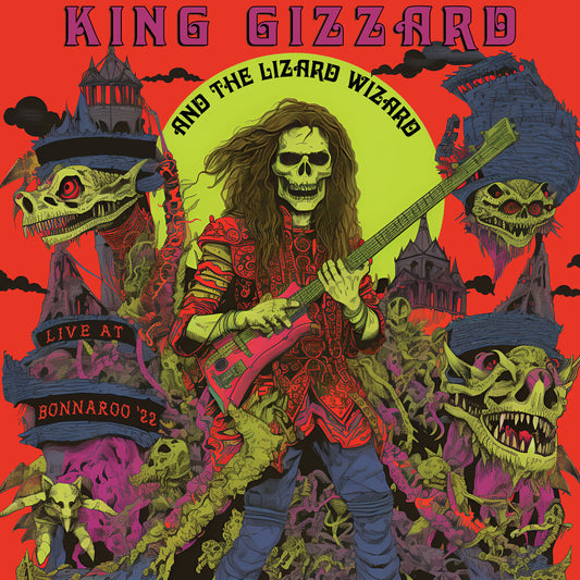King Gizzard & The Lizard Wizard - Live At Bonnaroo 22 - Red & Yellow [Colored Vinyl] (Gate)