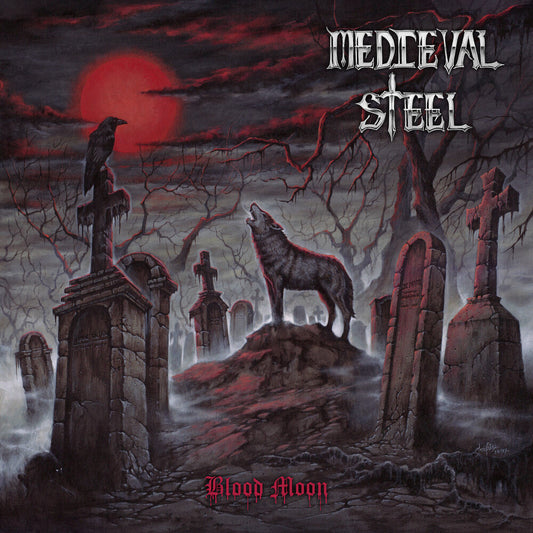 Medieval Steel - Blood Moon - Red/Black Splatter [LP]