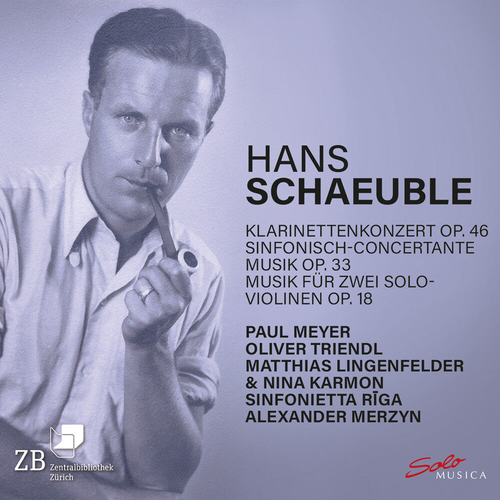 Schaeuble / Riga - Klarinettenkonzert Op. 46 Sinfonisch-Concertante [CD]