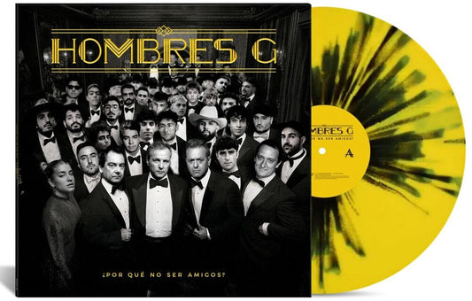 Hombres G - Por Que No Ser Amigos - Yellow & Black Splatter [LP]