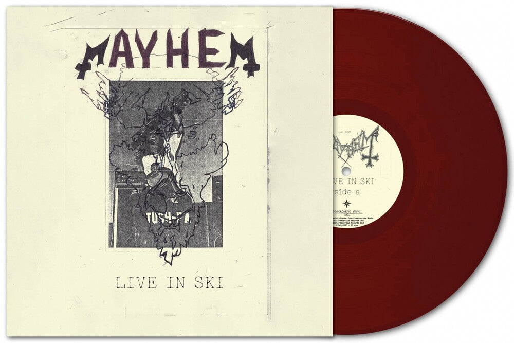Mayhem - Live In Ski [Colored Vinyl] (Ofgv) (Red) (Etch) (Uk)
