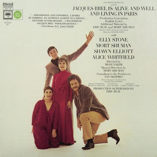 Jacques Brel  / Blau,Eric / Shuman,Mort - Jacques Brel Is Alive & Well & Living In Paris [LP]