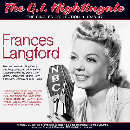 the album cover for Frances Langford - G.I. Nightingale: The Singles Collection 1933-47