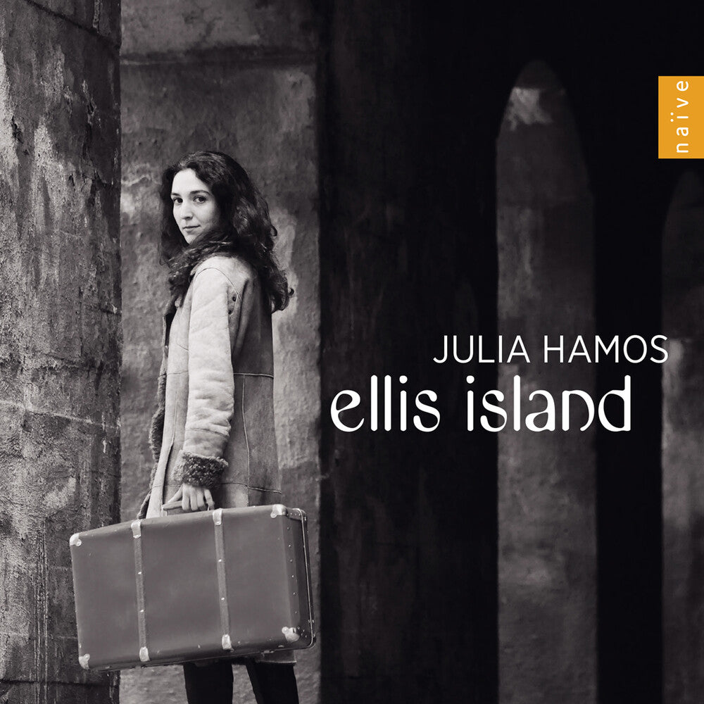 the album cover for Julia Hamos - Ellis Island